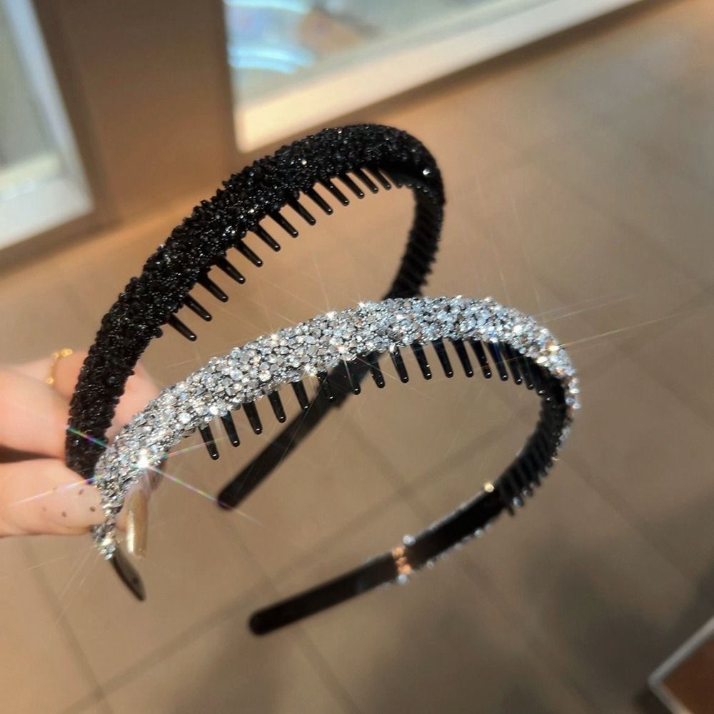 Korean Lifestyle - Diadema de diamantes de imitación de