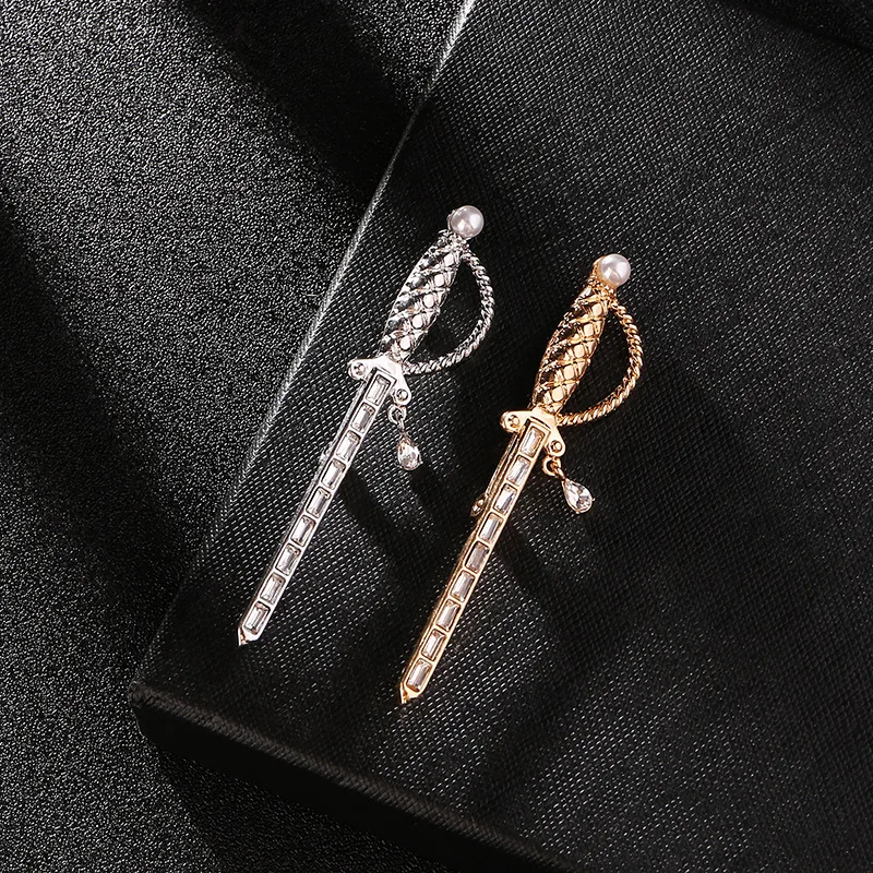 Broche de espada de moda corea - Korean Lifestyle reseña y precio