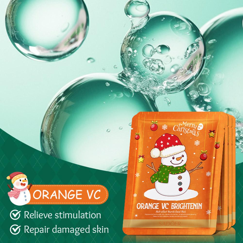 Serie navideña Mascarillas fac - Sheet Mask Collagen reseña y precio