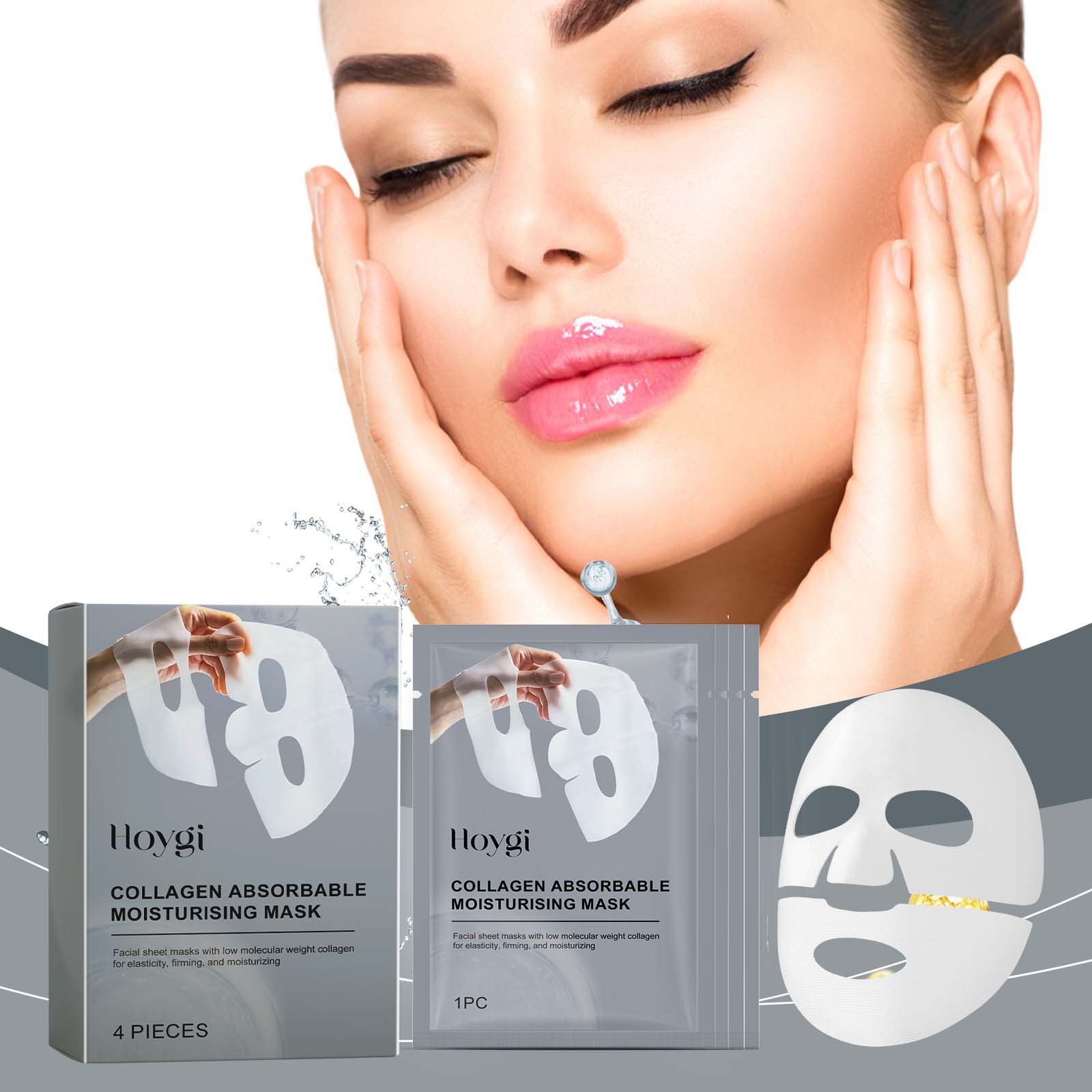 Mascarilla Facial con parche d - Sheet Mask Collagen reseña y precio